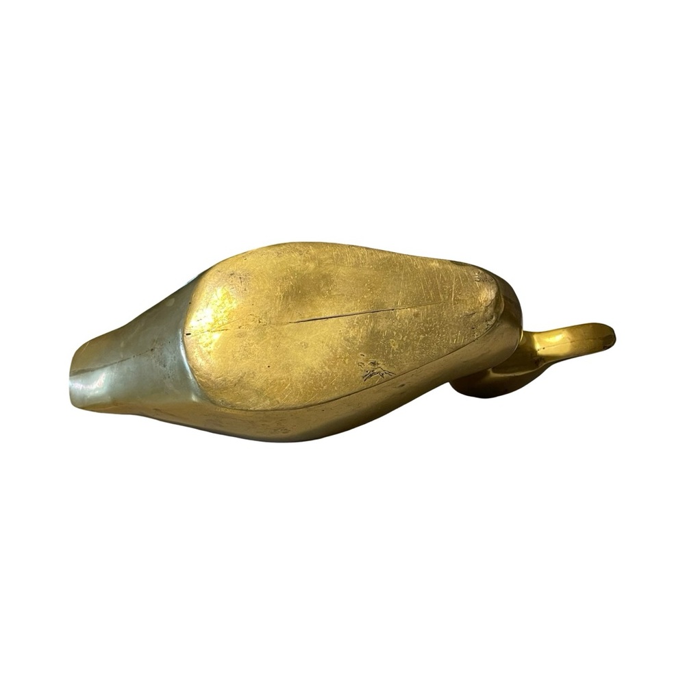 ✨ Vintage Heavy Brass Duck Figurine 🦆 - Picture 6 of 7